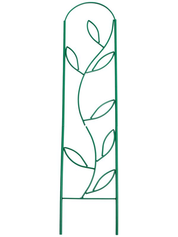 Шпалера, 173 × 78 × 1 см, металл, зелёная, «Декоративная. Стебель»