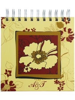 Телефонная книга 150 х 150 мм, 56 листов на гребне 