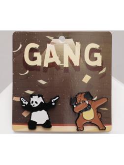 Набор значков (2шт) 