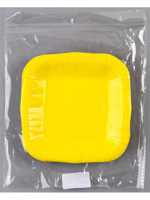 Тарелка бумажная квадратная 