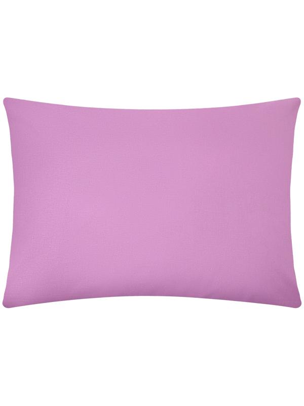 Наволочка Этель 50*70 см, цв.сиреневый, 100% хлопок, поплин, 125 г/м2
