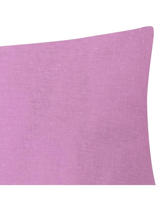 Наволочка Этель 50*70 см, цв.сиреневый, 100% хлопок, поплин, 125 г/м2
