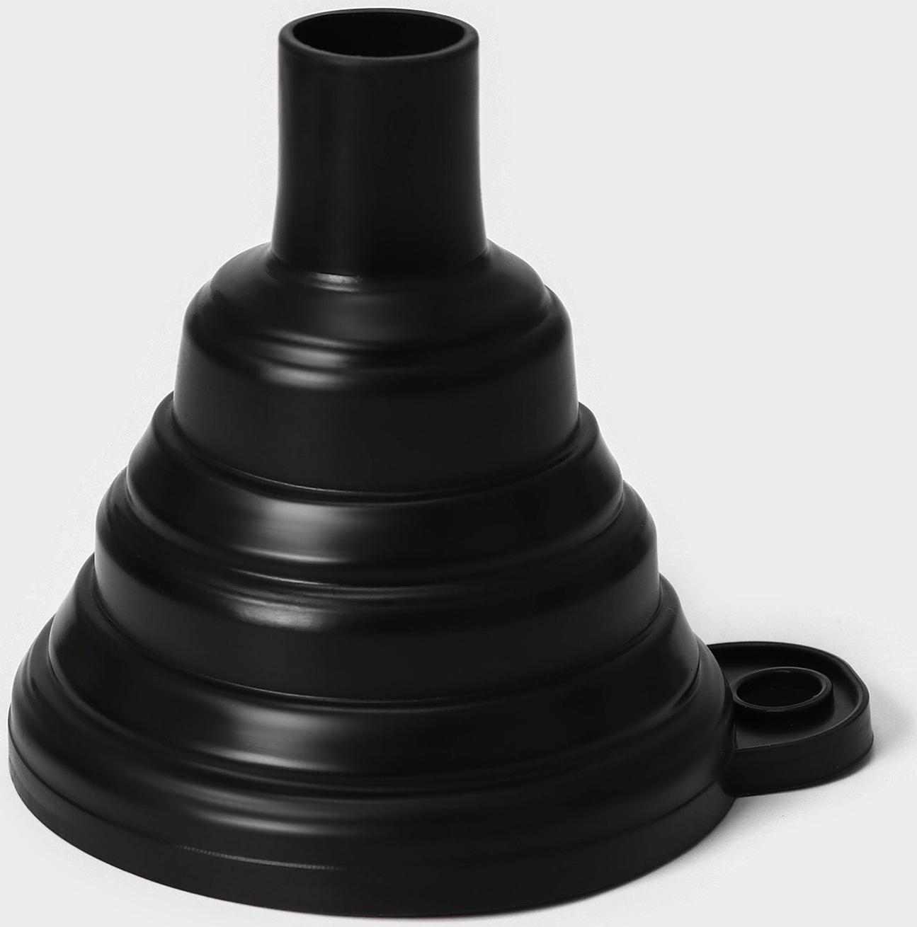 Двойной дозатор для мыла и моющего средства Raccoon, с губкой в комплекте, по 300 мл, цвет чёрный