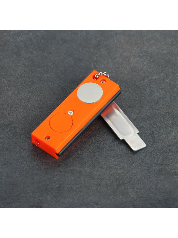 Огниво туристическое, с компасом, фонариком, 8 см