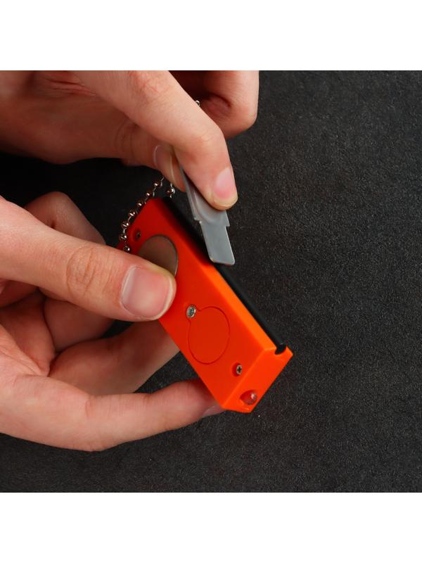 Огниво туристическое, с компасом, фонариком, 8 см