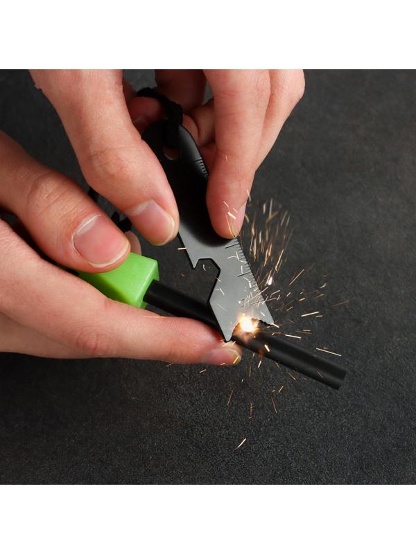 Огниво туристическое, светящееся в темноте, 10.5 см