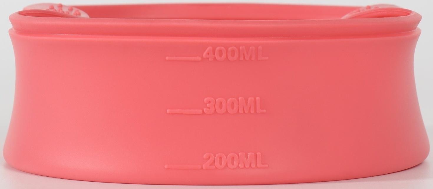 Чаша для воскоплава, d11 × 7 × 14 см, цвет розовый