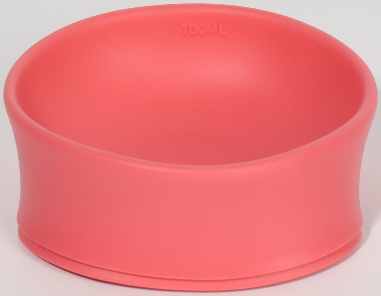 Чаша для воскоплава, d11 × 7 × 14 см, цвет розовый