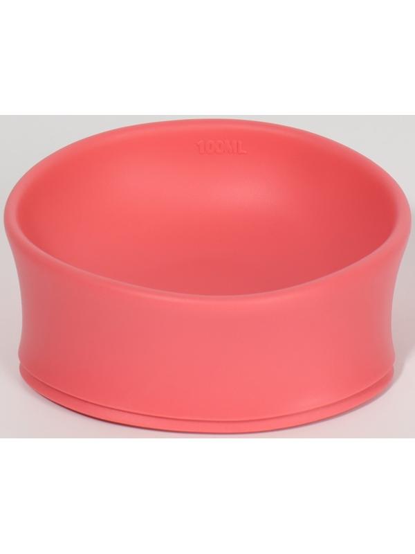 Чаша для воскоплава, d11 × 7 × 14 см, цвет розовый
