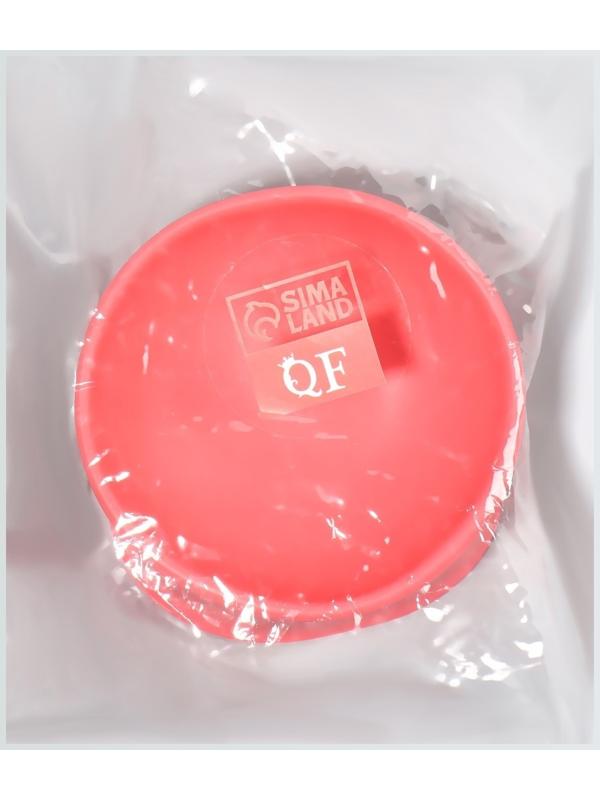 Чаша для воскоплава, d11 × 7 × 14 см, цвет розовый