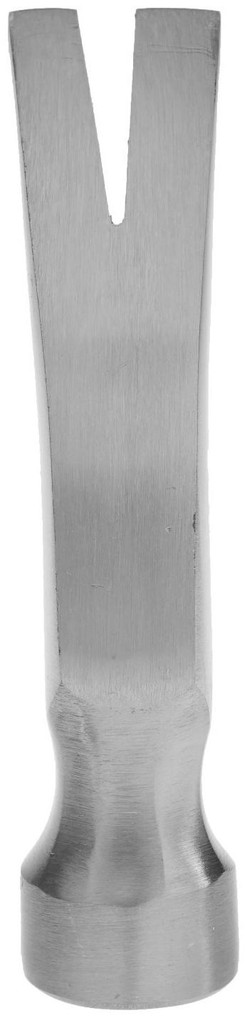 Молоток-гвоздодер ТУНДРА ПРОФИ, цельнокованый, двухкомпонентная рукоятка, 350 г