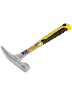 Молоток-кирка ТУНДРА ПРОФИ, цельнокованый, двухкомпонентная рукоятка, заостренный, 600 г