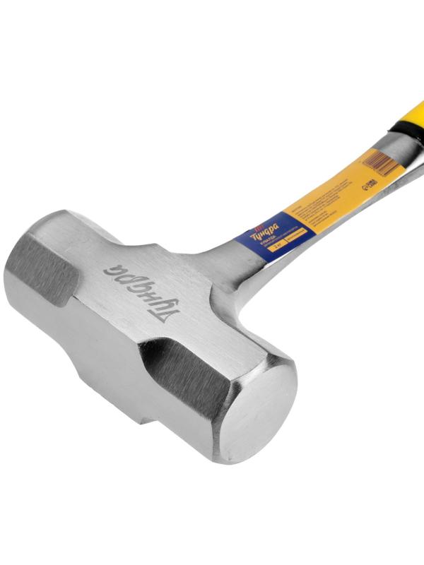 Кувалда ТУНДРА ПРОФИ, цельнокованая, двухкомпонентная рукоятка, 2 кг