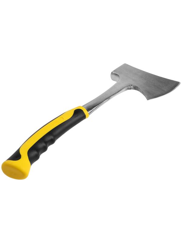 Топор ТУНДРА ПРОФИ, цельнокованый, двухкомпонентная рукоятка, 600 г