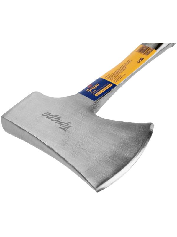 Топор ТУНДРА ПРОФИ, цельнокованый, двухкомпонентная рукоятка, 600 г