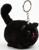 Мягкая игрушка «Кот» на брелоке, 8 см, цвет чёрный