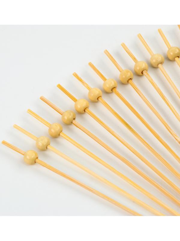 Шпажки деревянные «Шарики» набор 24 шт.