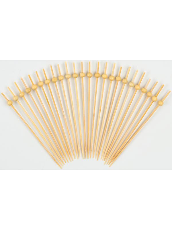 Шпажки деревянные «Шарики» набор 24 шт.