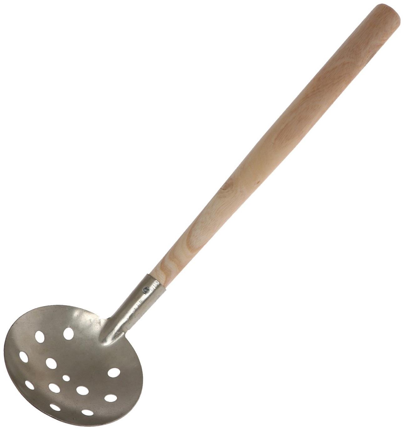 Шабалка 39 см, металлическое основание, ручка деревянная