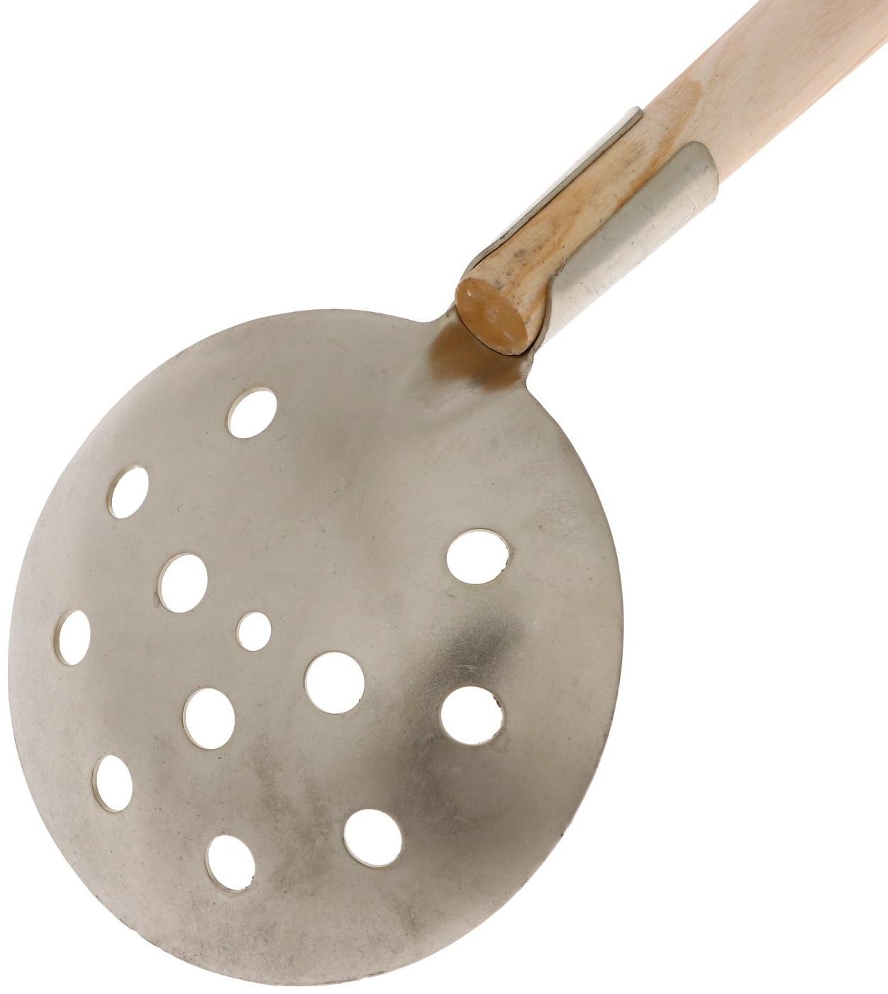 Шабалка 39 см, металлическое основание, ручка деревянная