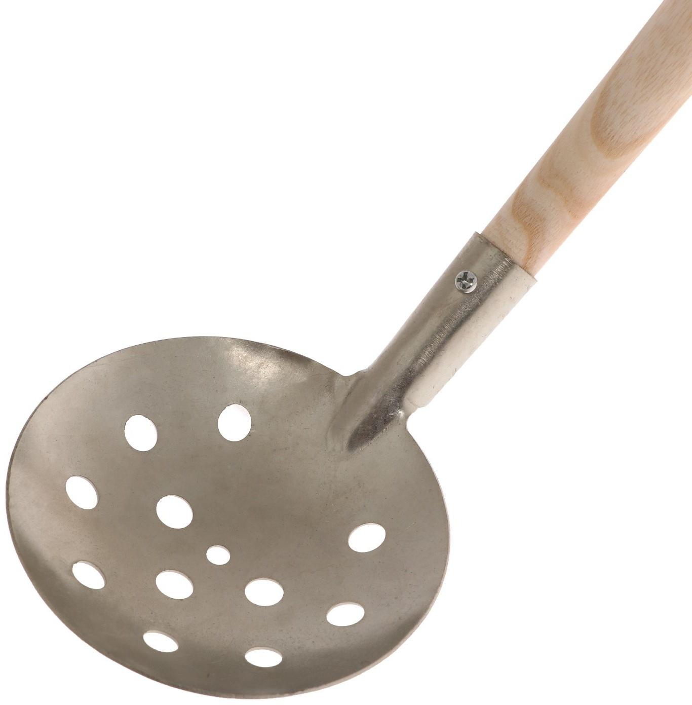 Шабалка 39 см, металлическое основание, ручка деревянная