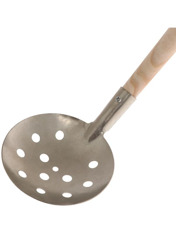 Шабалка 39 см, металлическое основание, ручка деревянная