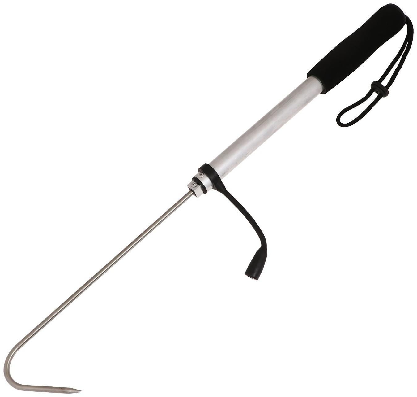 Багорик телескопический 29-65 см, алюминиевый, защита жала силикон, ручка неопрен