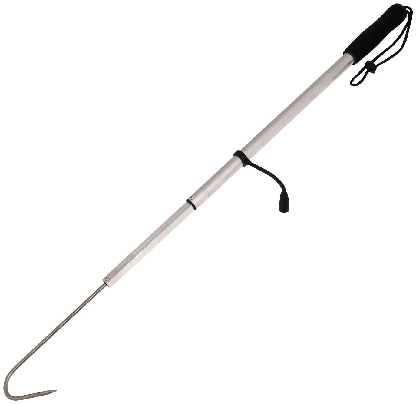 Багорик телескопический 110 см, алюминиевый, защита жала силикон, ручка неопрен