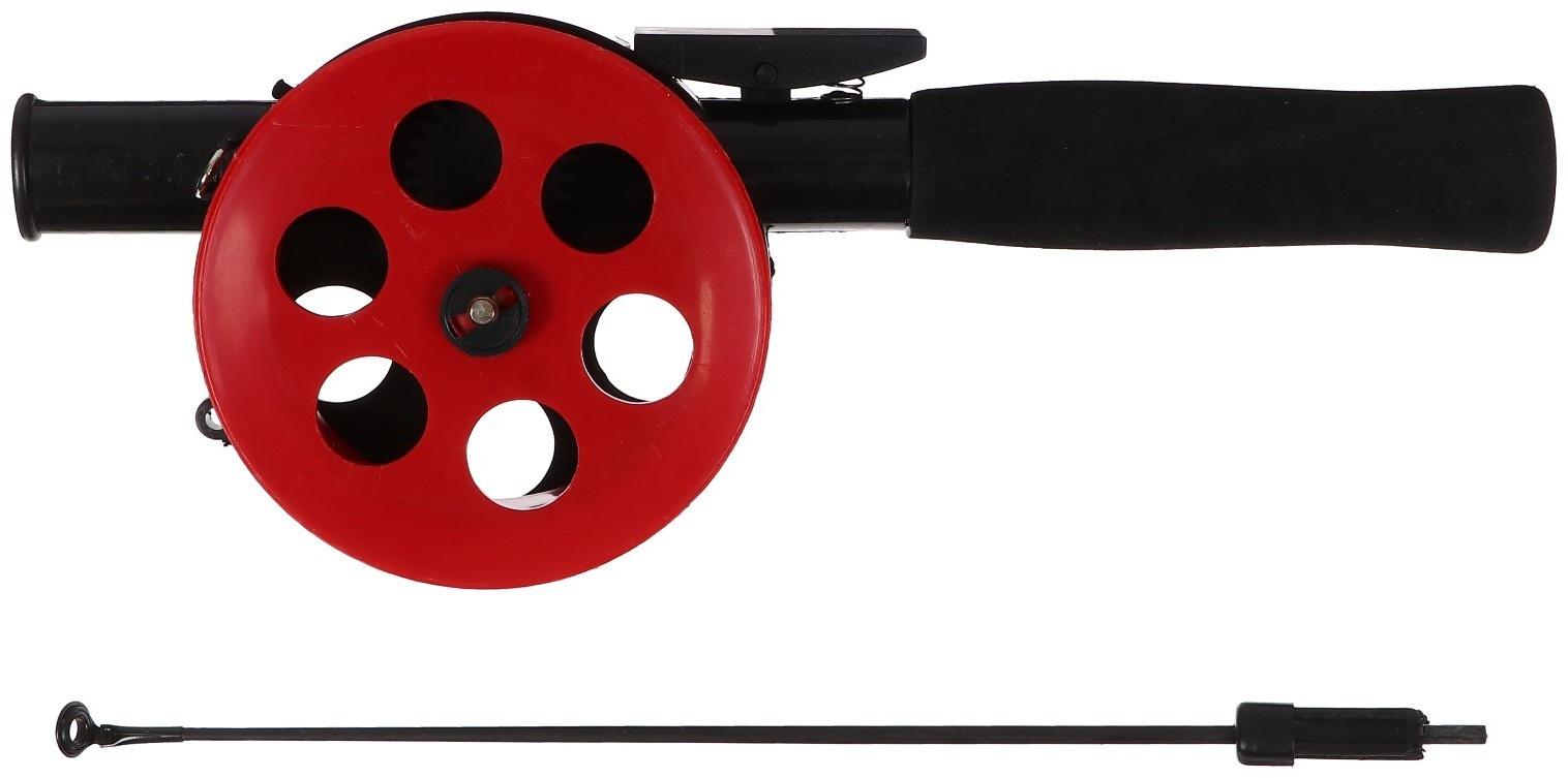 Удочка зимняя, ручка неопрен, диаметр катушки 9.5 см, HFB-1F