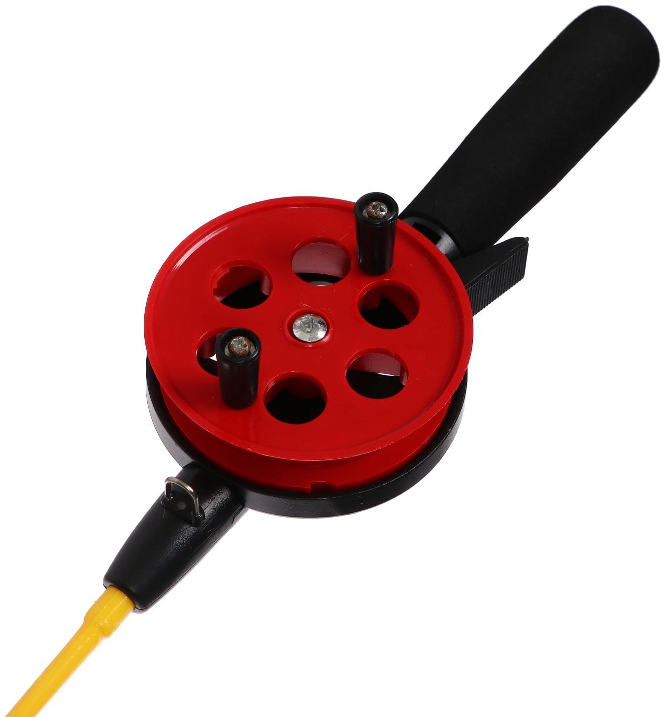 Удочка зимняя, ручка неопрен, диаметр катушки 7.5 см, HFB-2F