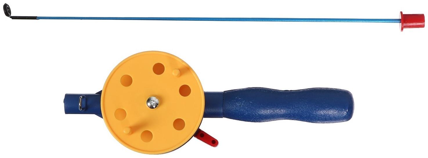 Удочка зимняя, ручка пробка, диаметр катушки 7 см, HFB-3