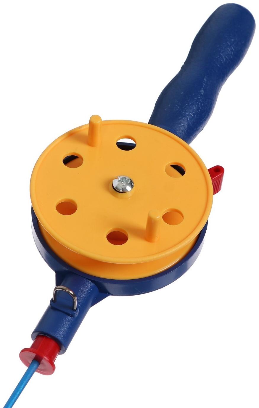 Удочка зимняя, ручка пробка, диаметр катушки 7 см, HFB-3