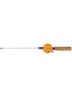 Удочка зимняя, ручка дерево, диаметр катушки 7 см, HFB-3M