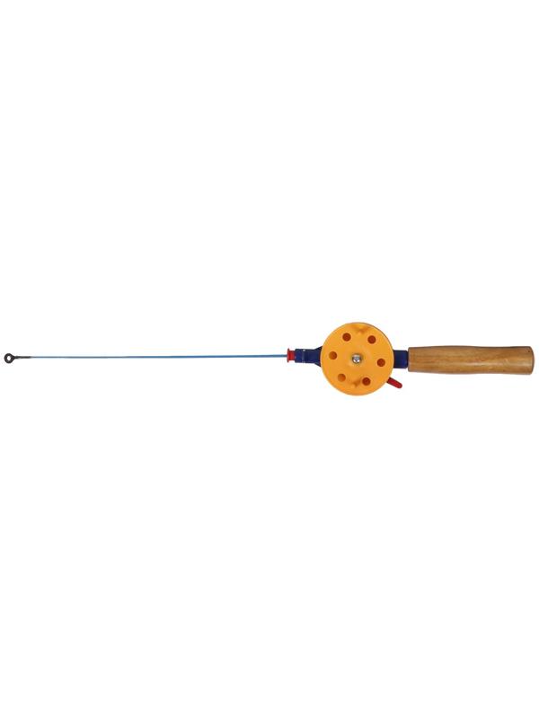 Удочка зимняя, ручка дерево, диаметр катушки 7 см, HFB-3M