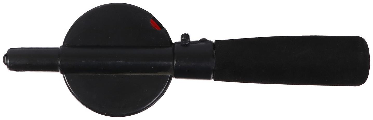 Удочка зимняя, ручка неопрен, диаметр катушки 5.5 см, катушка красная, HFB-8