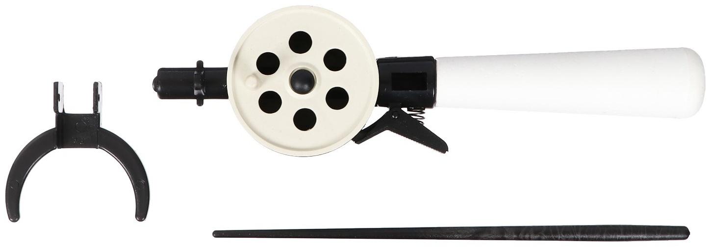 Удочка зимняя, ручка пенопласт длиной 100 мм, диаметр катушки 5.5 см, HFB-5B