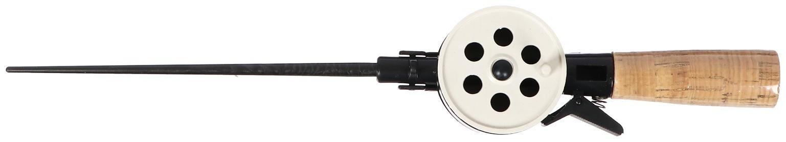 Удочка зимняя, ручка пробка длиной 70 мм, диаметр катушки 5.5 см, HFB-5X
