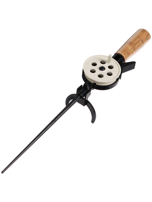 Удочка зимняя, ручка пробка длиной 70 мм, диаметр катушки 5.5 см, HFB-5X