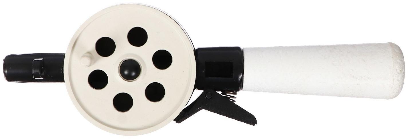 Удочка зимняя, ручка пенопласт длиной 70 мм, диаметр катушки 5.5 см, HFB-8B