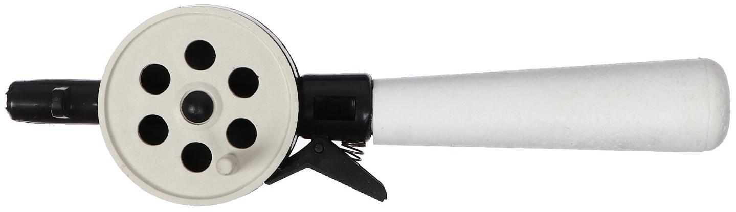 Удочка зимняя, ручка пенопласт длиной 100 мм, диаметр катушки 5.5 см, HFB-8B