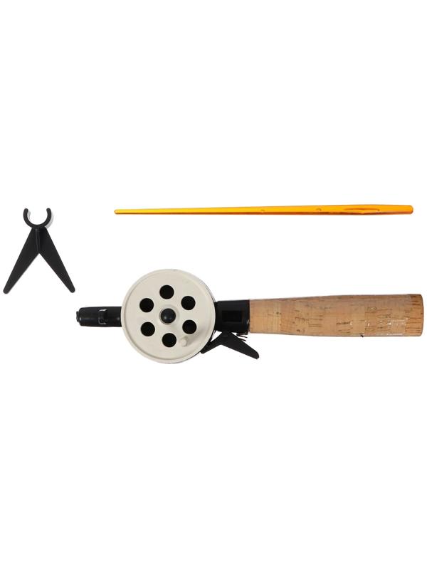 Удочка зимняя, ручка пробка длиной 100 мм, диаметр катушки 5.5 см, HFB-8X