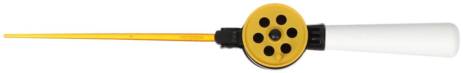 Удочка зимняя, ручка пенопласт длиной 100 мм, диаметр катушки 5.5 см, HFB-9B