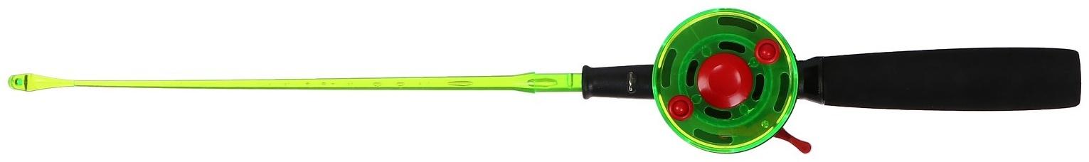 Удочка зимняя составная, ручка неопрен, диаметр катушки 7 см, HFB-12F