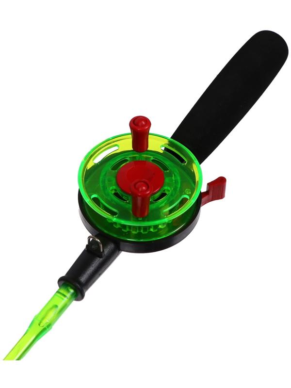 Удочка зимняя составная, ручка неопрен, диаметр катушки 7 см, HFB-12F