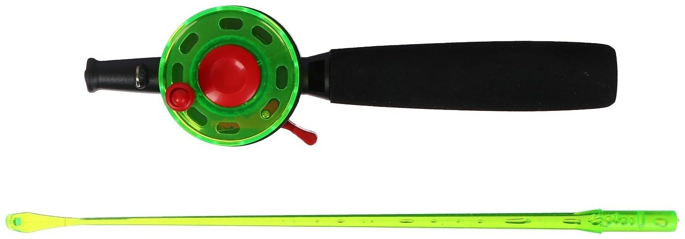 Удочка зимняя составная, ручка неопрен, диаметр катушки 6 см, HFB-13F