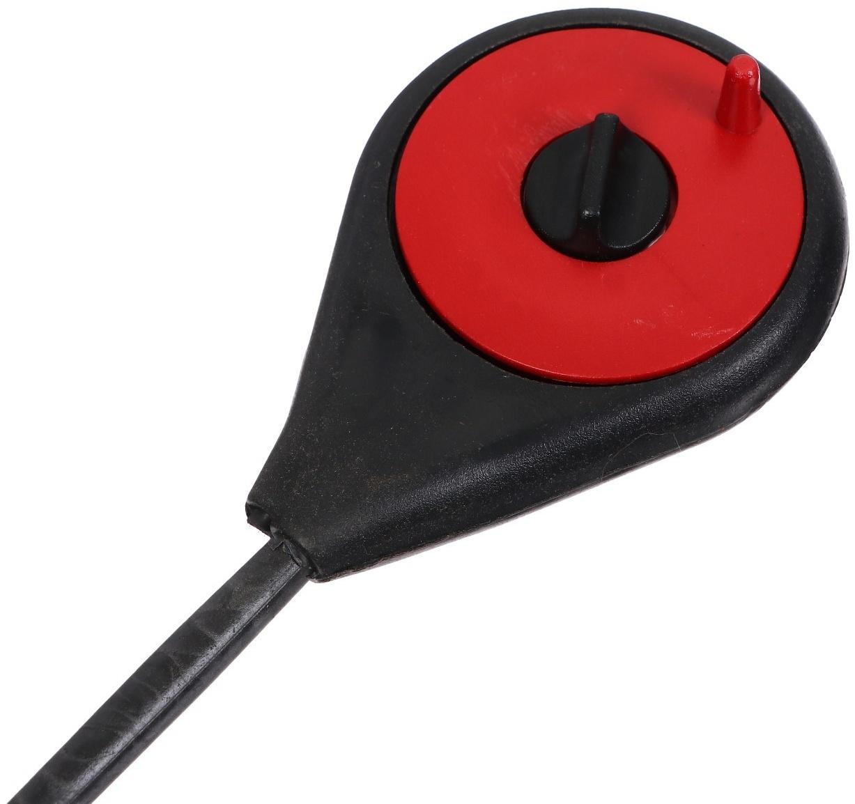 Удочка зимняя балалайка, диаметр катушки 4.5 см, цвет черный красный, HFB-18