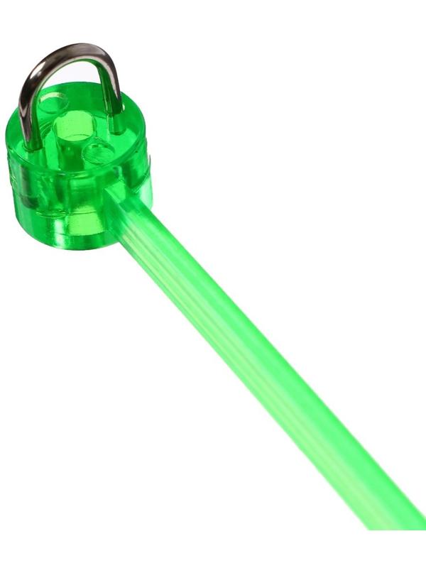 Удочка зимняя, ручка неопрен, диаметр катушки 5.5 см, длина 33 см, цвет красный, HFB-34