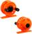 Катушка инерционная, пластик, диаметр 5 см, цвет оранжевый, 108