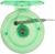 Катушка инерционная, пластик, диаметр 6.5 см, цвет салатовый, 808S