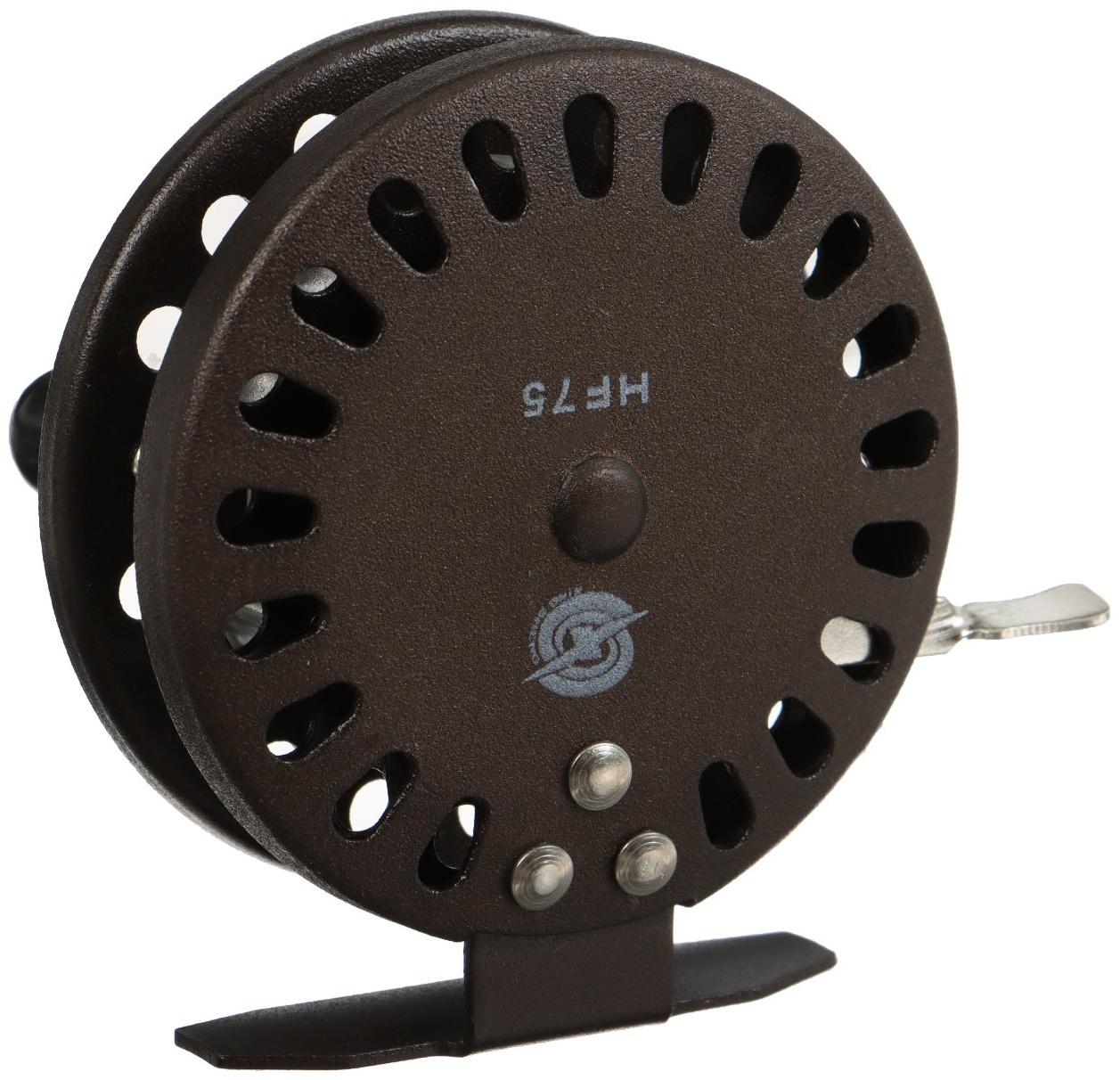 Катушка инерционная, металл, диаметр 7.5 см, цвет коричневый, HF75